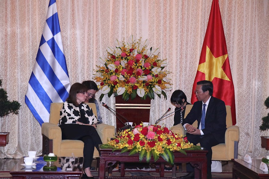 Ho Chi Minh City’s leader receives Greek President